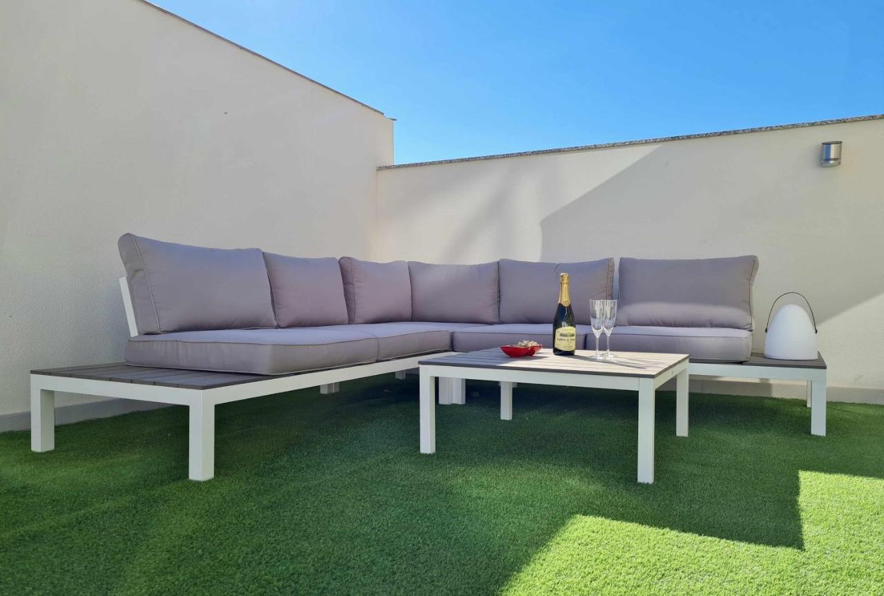 Gran terraza en Marinsa Beach Torrox Exterior foto