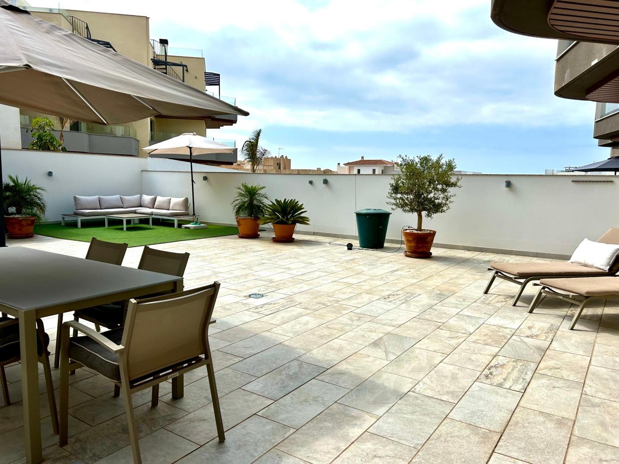 Gran terraza en Marinsa Beach Torrox Exterior foto